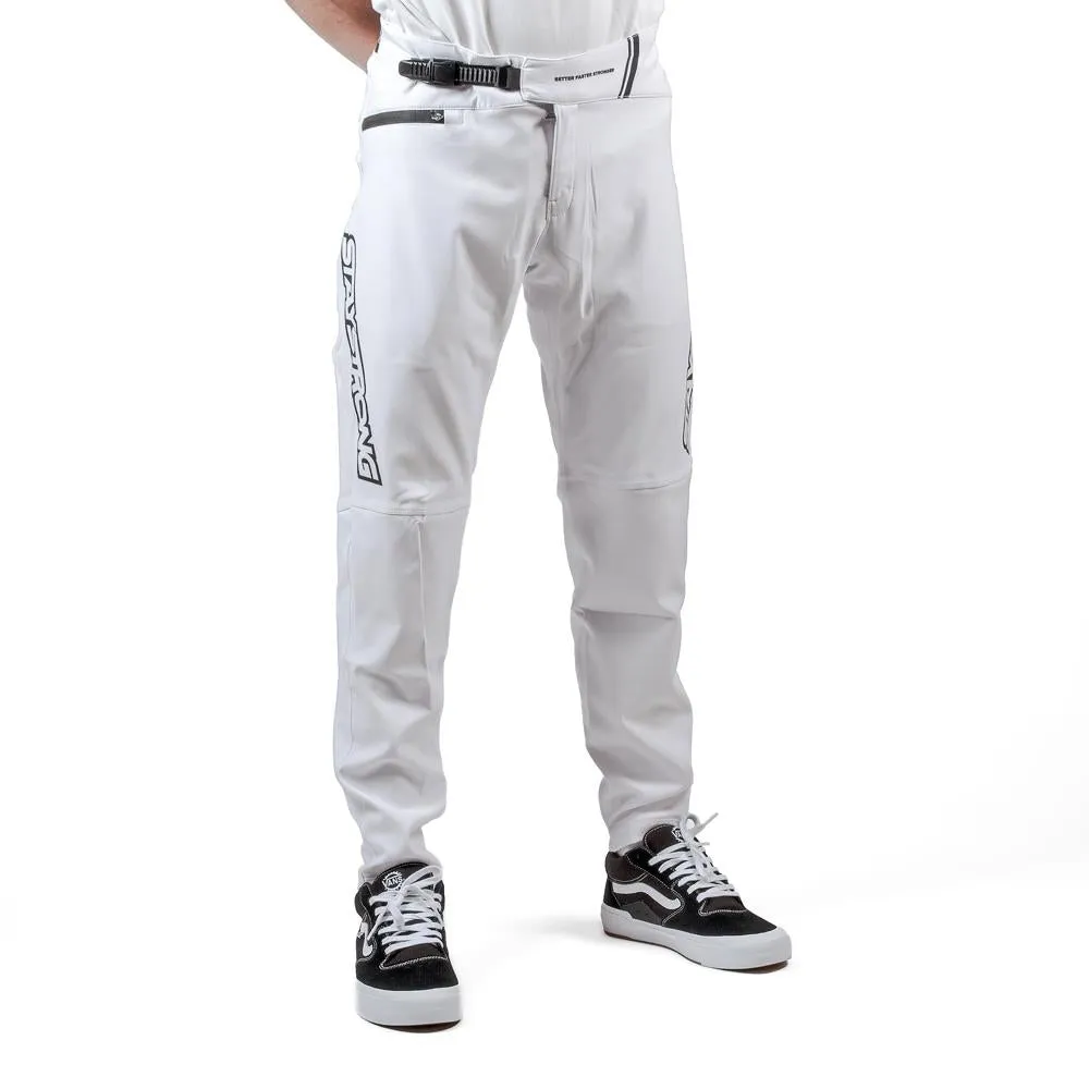 Stay Strong V3 Race Pants - White/Black
