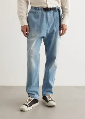 Stretch Denim Loose Tapered Ridge Pants