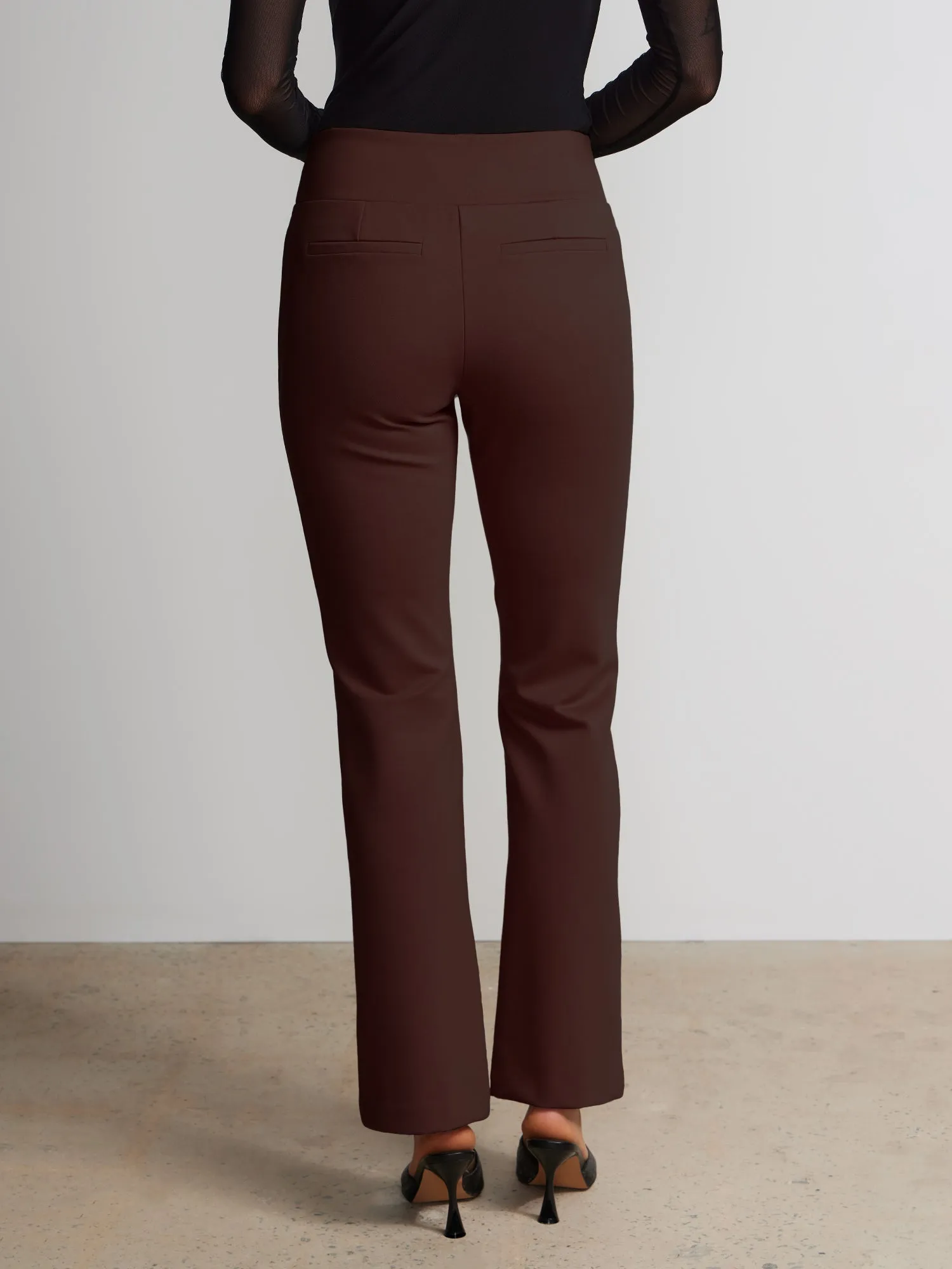 Tall Ponte Bootcut High Rise Pant