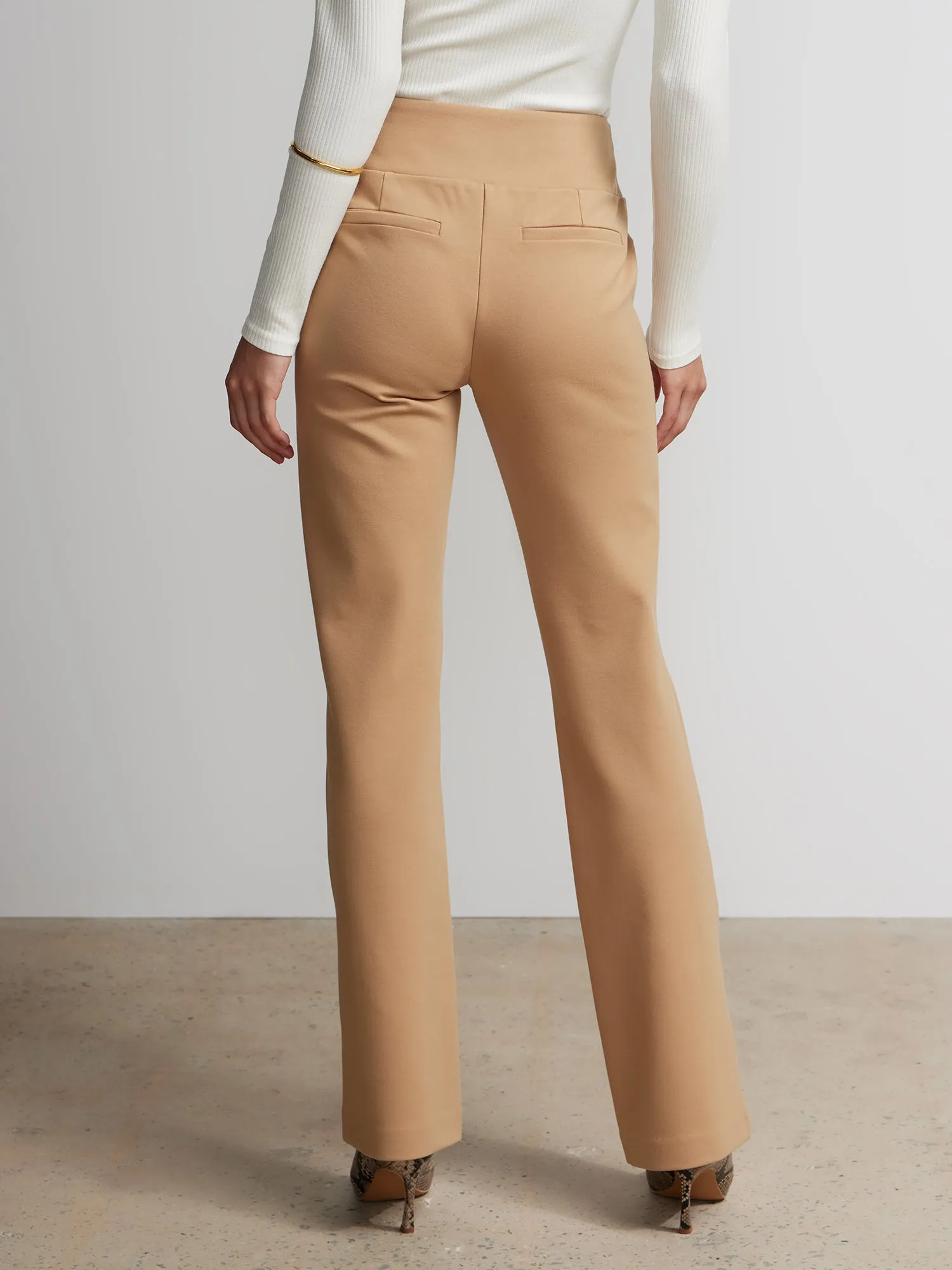 Tall Ponte Bootcut High Rise Pant