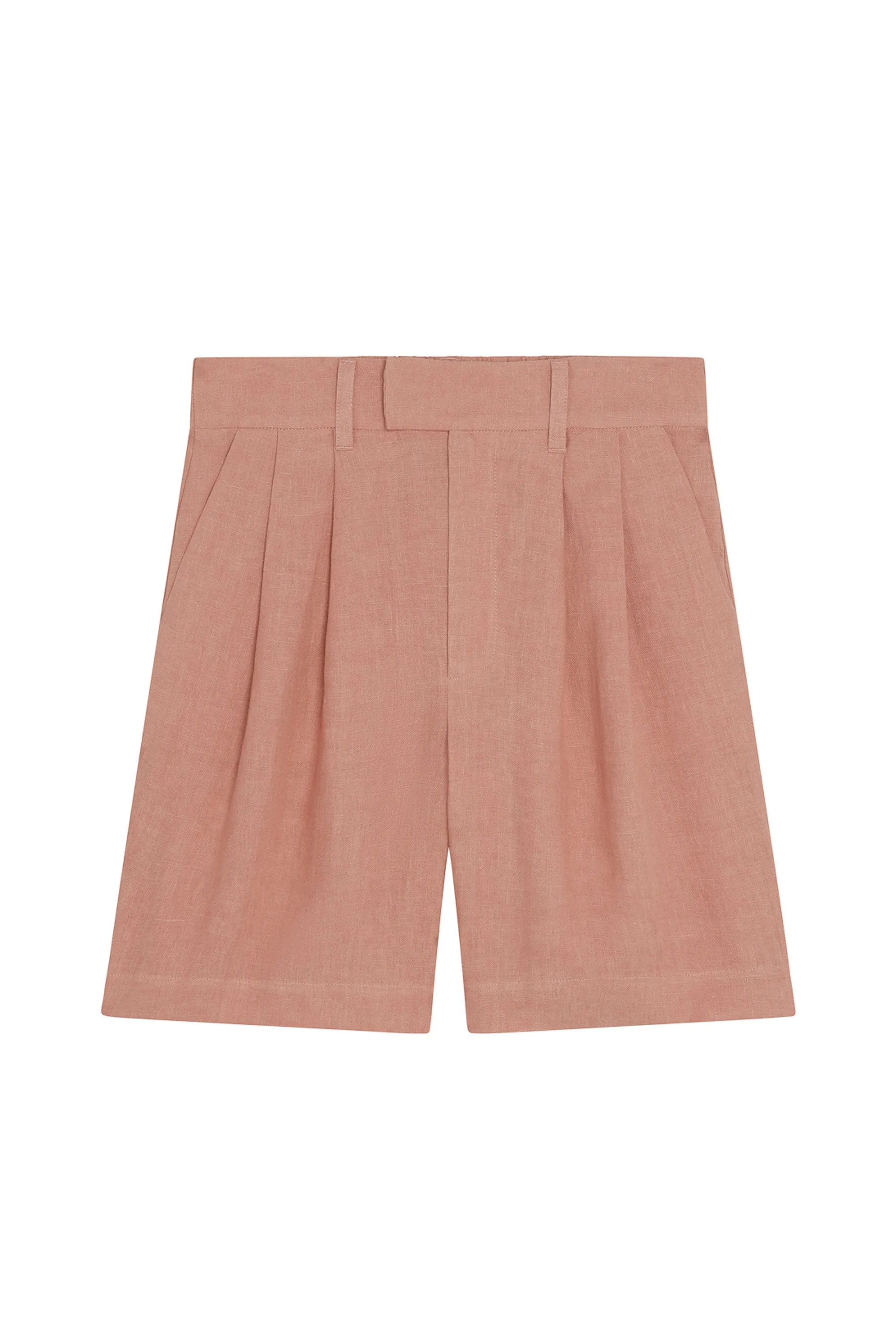 The Pleated Bermuda Shorts