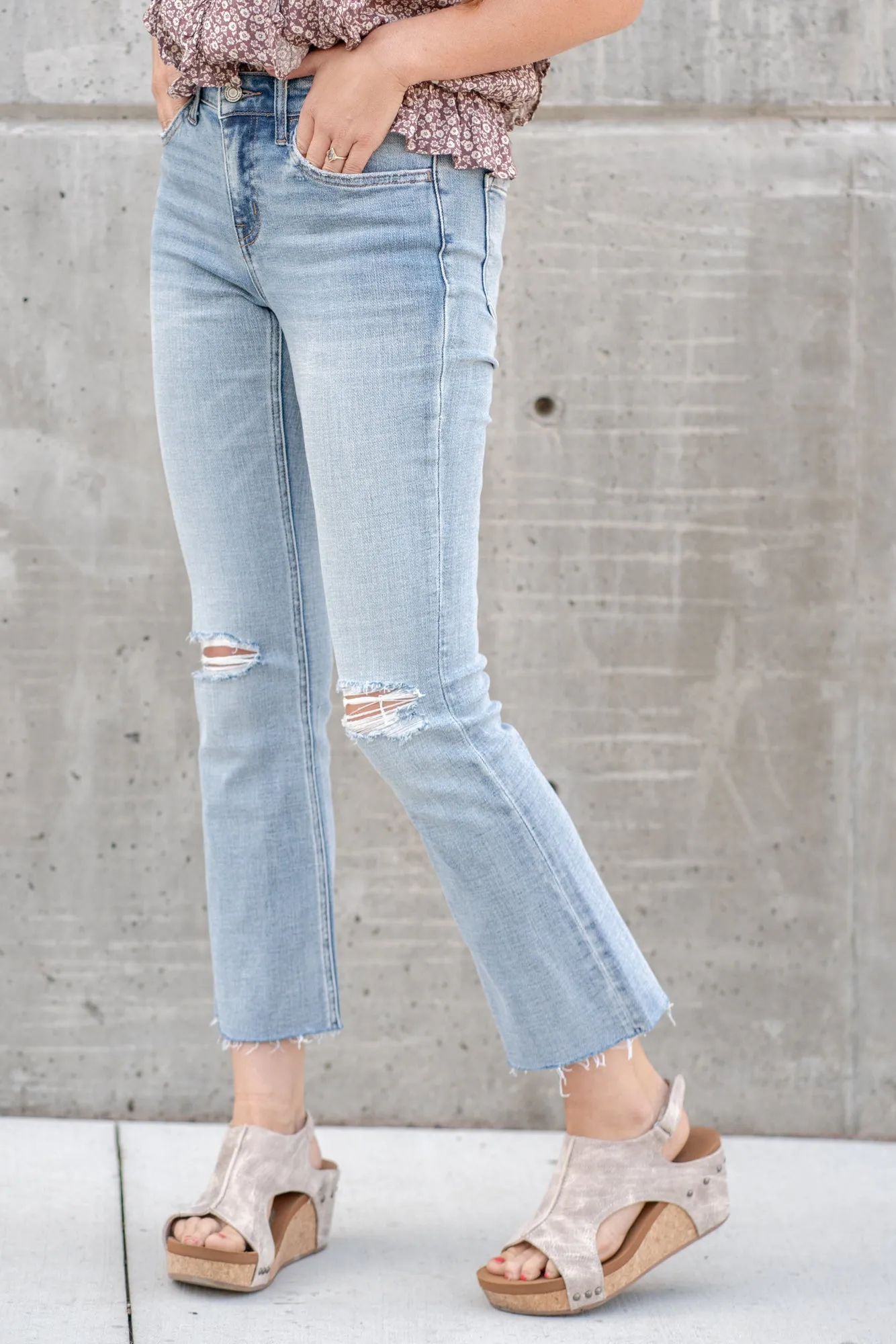 Triumph Mid Rise Kick Flare
