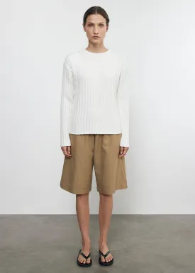 Twill Bermuda Short in Fatigue