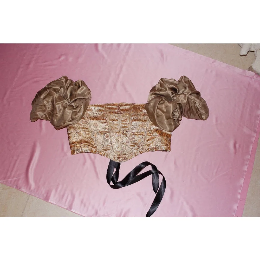 ultra baroque silk corset top