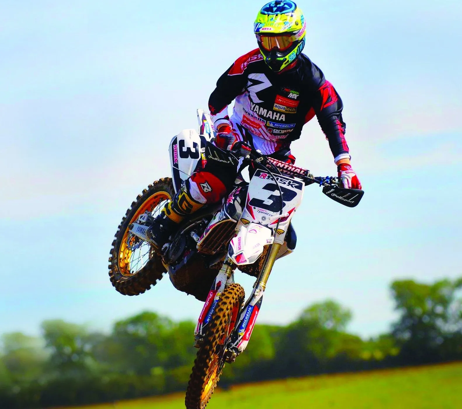 VENTilate Motocross Jersey - Blue/Orange