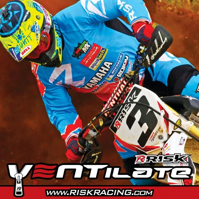 VENTilate Motocross Jersey - Blue/Orange
