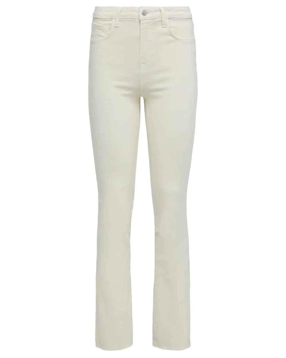 Vintage White High Rise Straight Pants