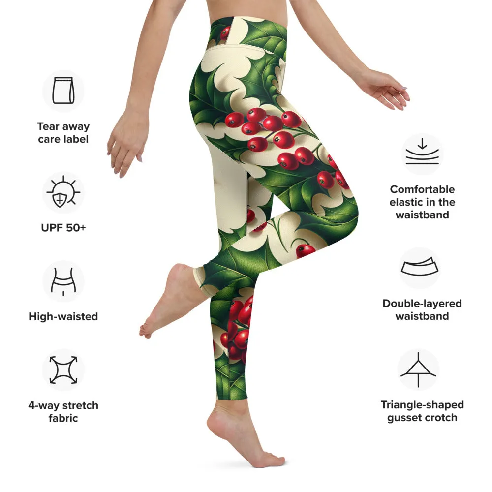 Whimsical Winter Wear Yoga Leggings