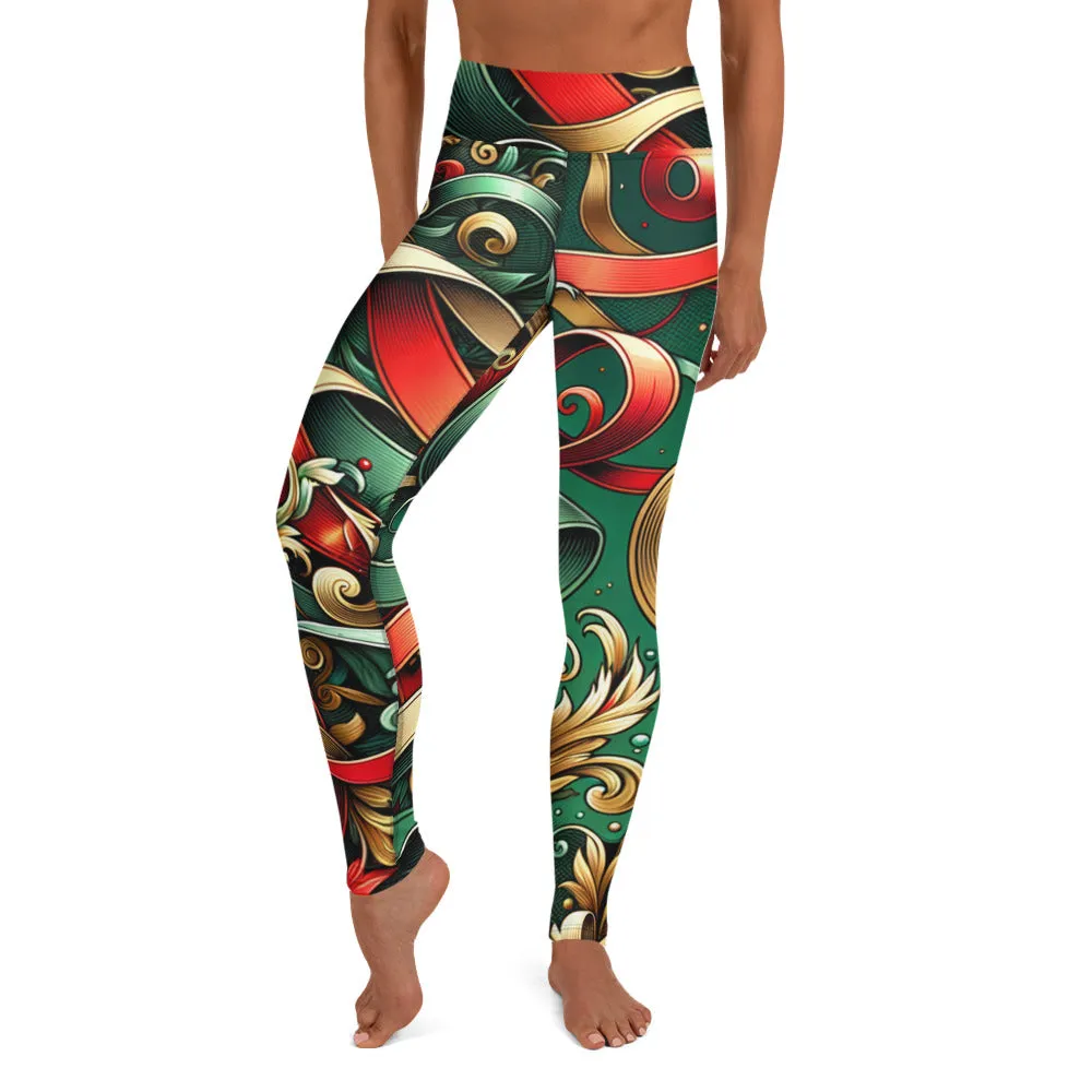 Whimsical Winter Wear Yoga Leggings