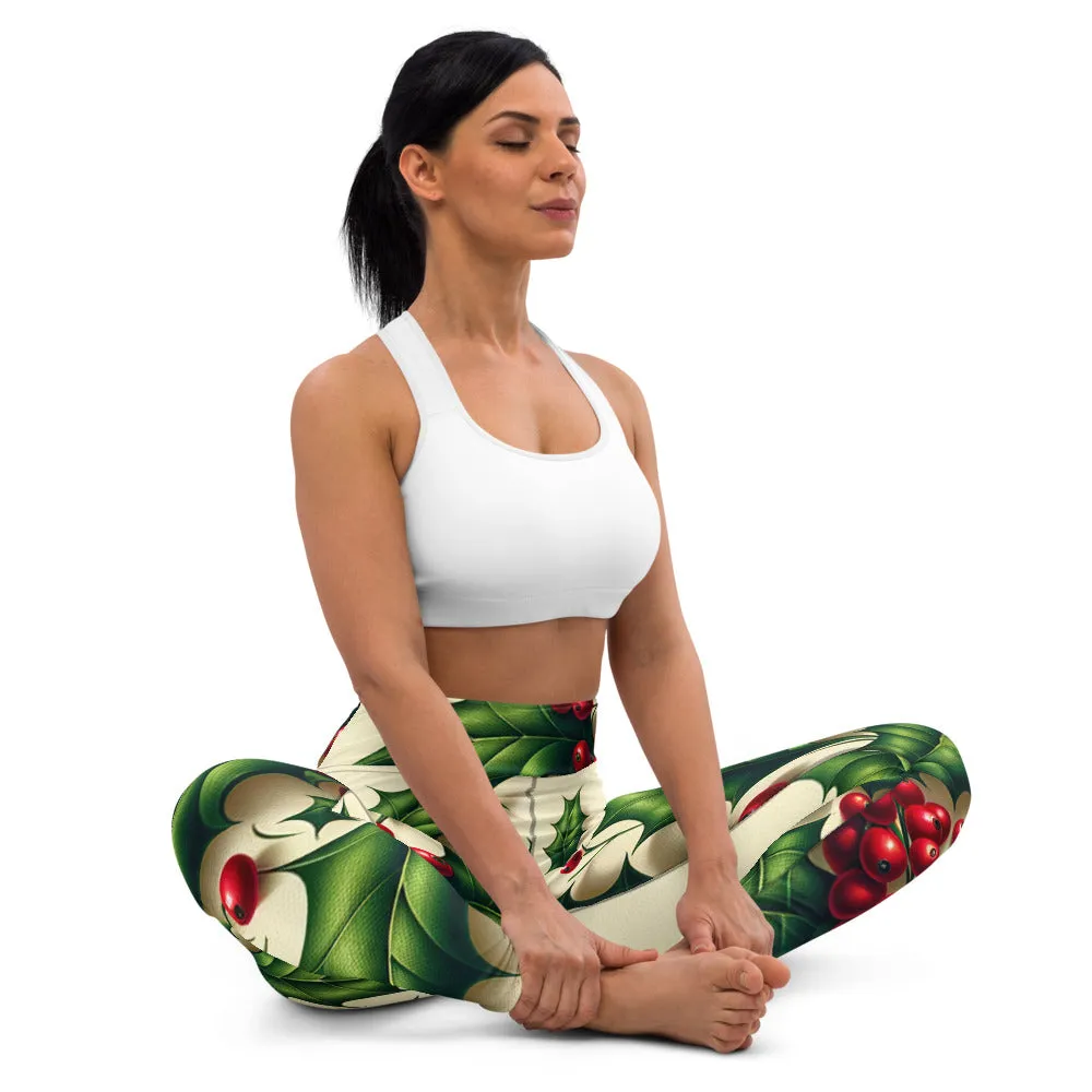 Whimsical Winter Wear Yoga Leggings