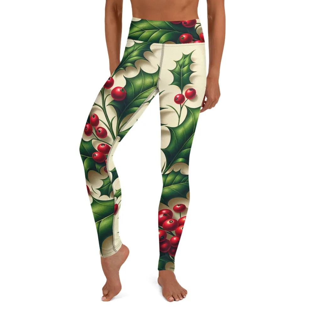 Whimsical Winter Wear Yoga Leggings