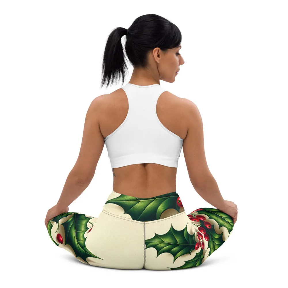 Whimsical Winter Wear Yoga Leggings