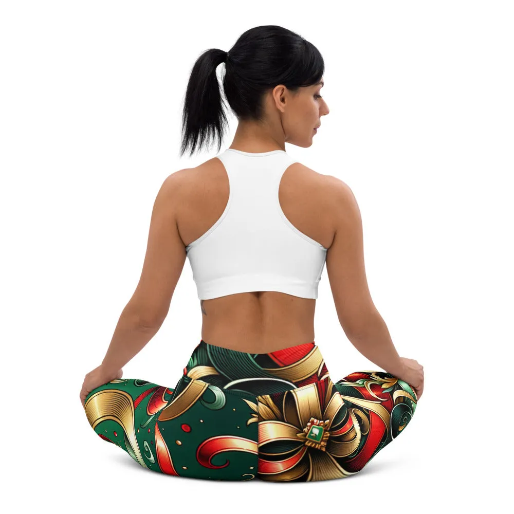 Whimsical Winter Wear Yoga Leggings