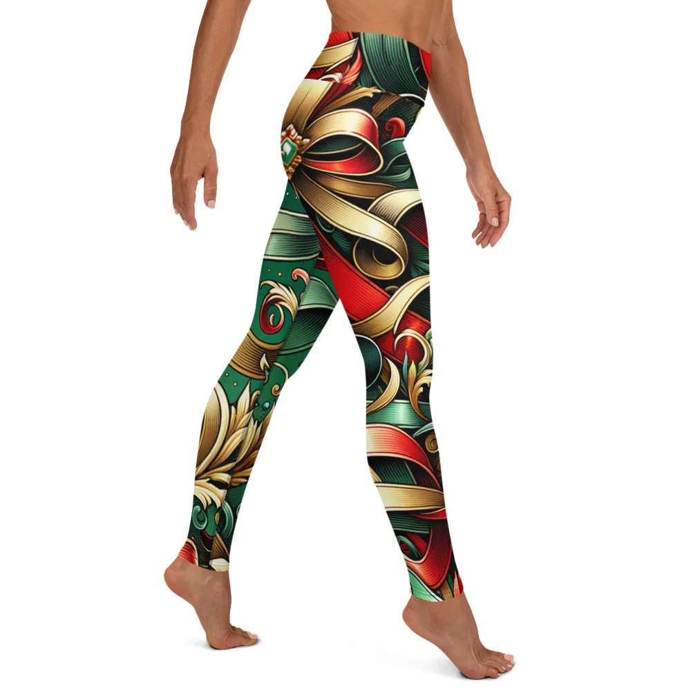Whimsical Winter Wear Yoga Leggings