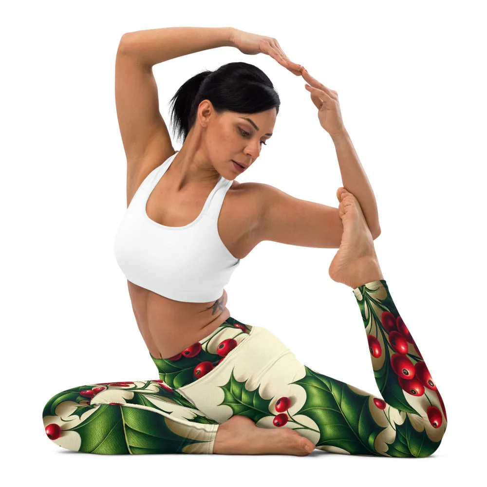 Whimsical Winter Wear Yoga Leggings