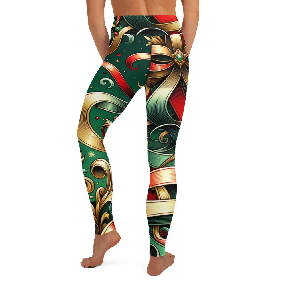 Whimsical Winter Wear Yoga Leggings