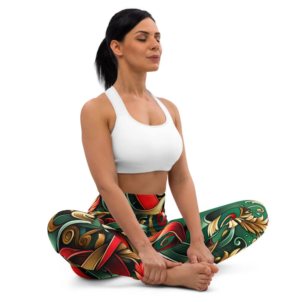 Whimsical Winter Wear Yoga Leggings