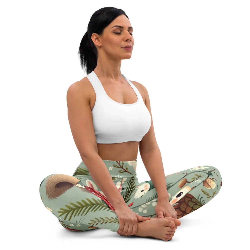 Whimsical Winter Wear Yoga Leggings