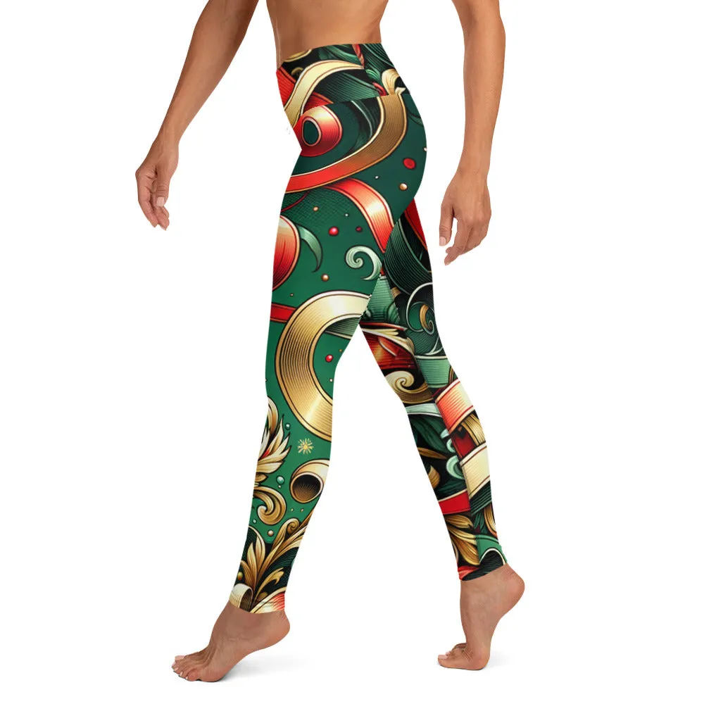 Whimsical Winter Wear Yoga Leggings