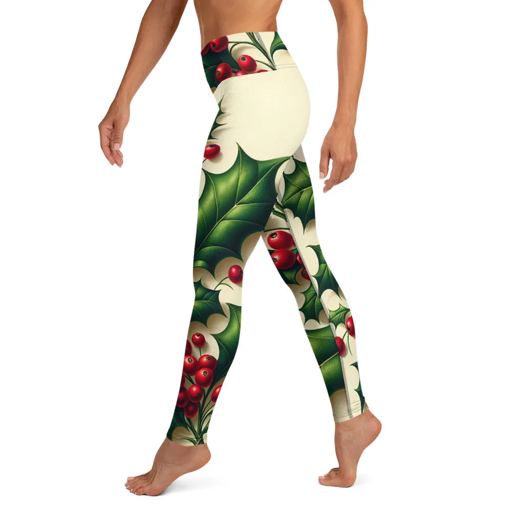 Whimsical Winter Wear Yoga Leggings