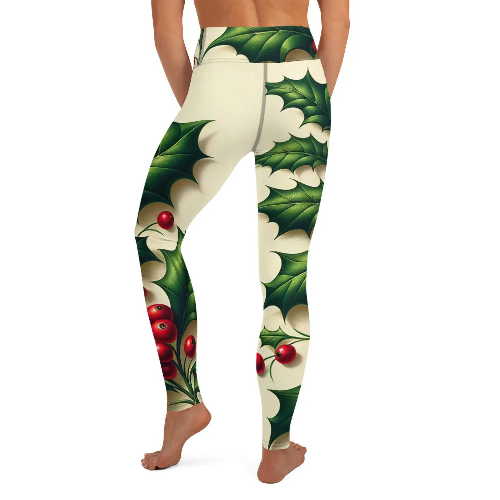Whimsical Winter Wear Yoga Leggings