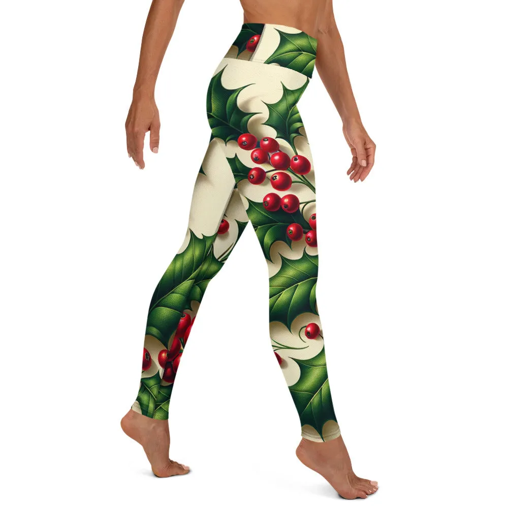 Whimsical Winter Wear Yoga Leggings