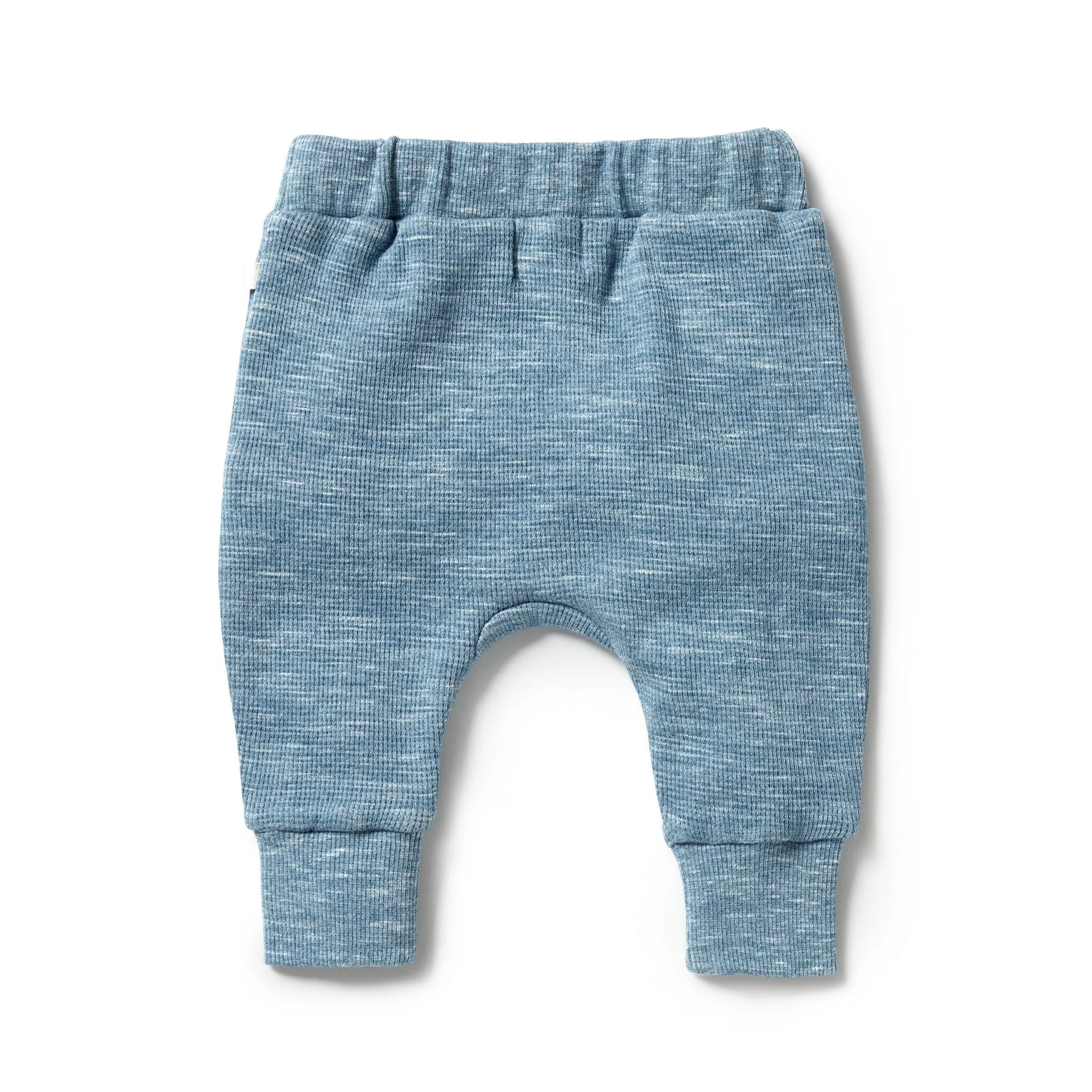 Wilson and Frenchy Organic Waffle Slouch Pant - Bluestone