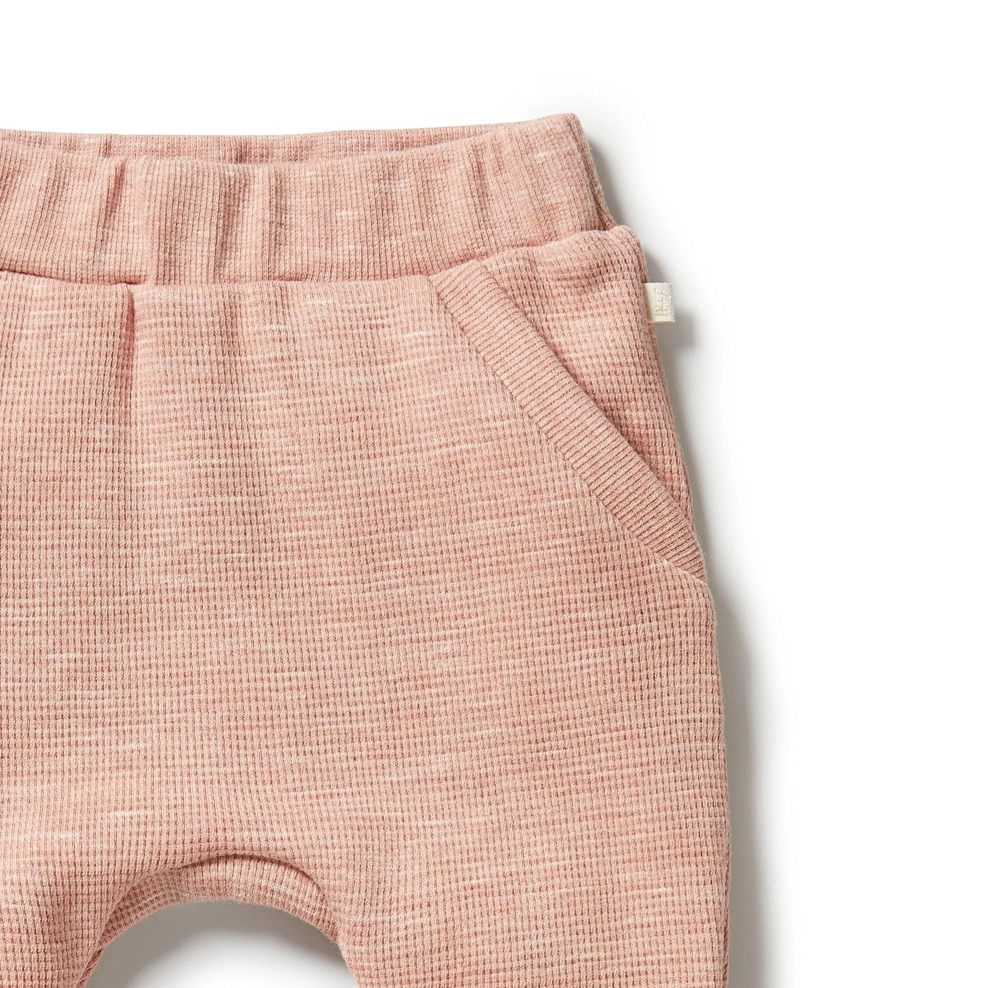 Wilson and Frenchy Organic Waffle Slouch Pant - Peach
